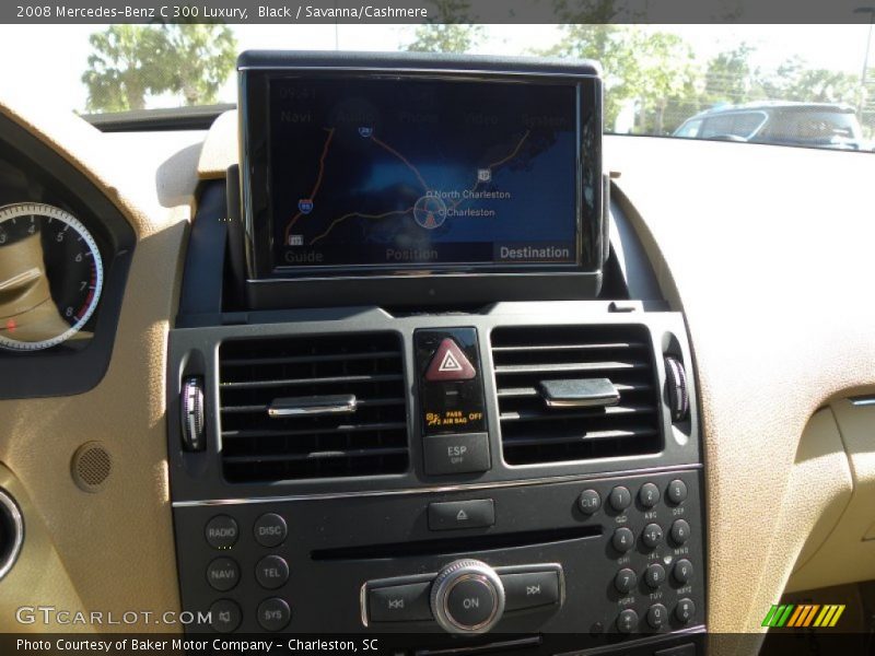 Black / Savanna/Cashmere 2008 Mercedes-Benz C 300 Luxury