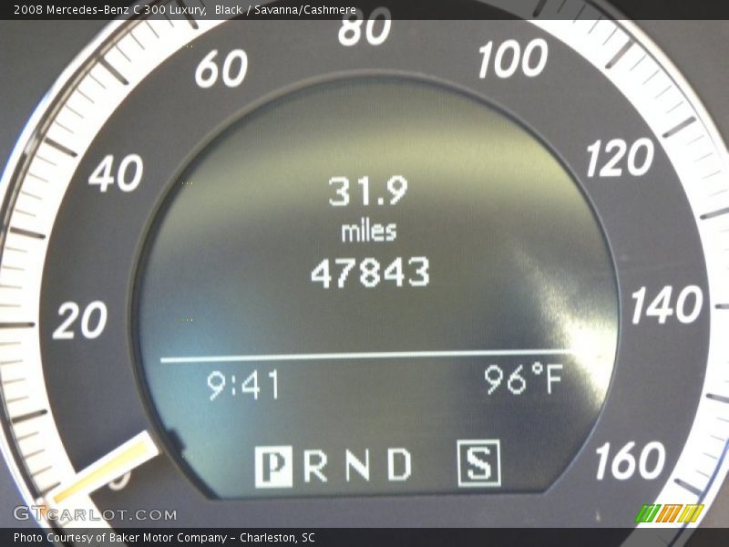 Black / Savanna/Cashmere 2008 Mercedes-Benz C 300 Luxury