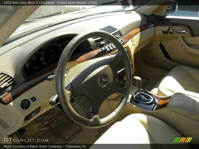 Desert Silver Metallic / Shell 2002 Mercedes-Benz S 500 Sedan