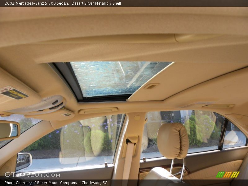 Desert Silver Metallic / Shell 2002 Mercedes-Benz S 500 Sedan