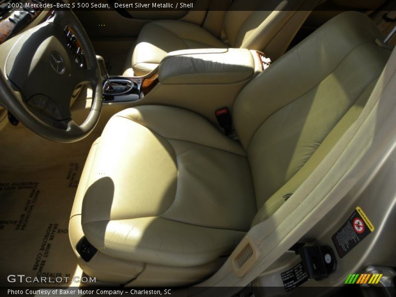 Desert Silver Metallic / Shell 2002 Mercedes-Benz S 500 Sedan
