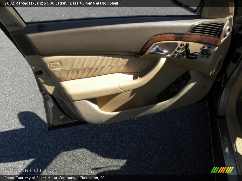Desert Silver Metallic / Shell 2002 Mercedes-Benz S 500 Sedan