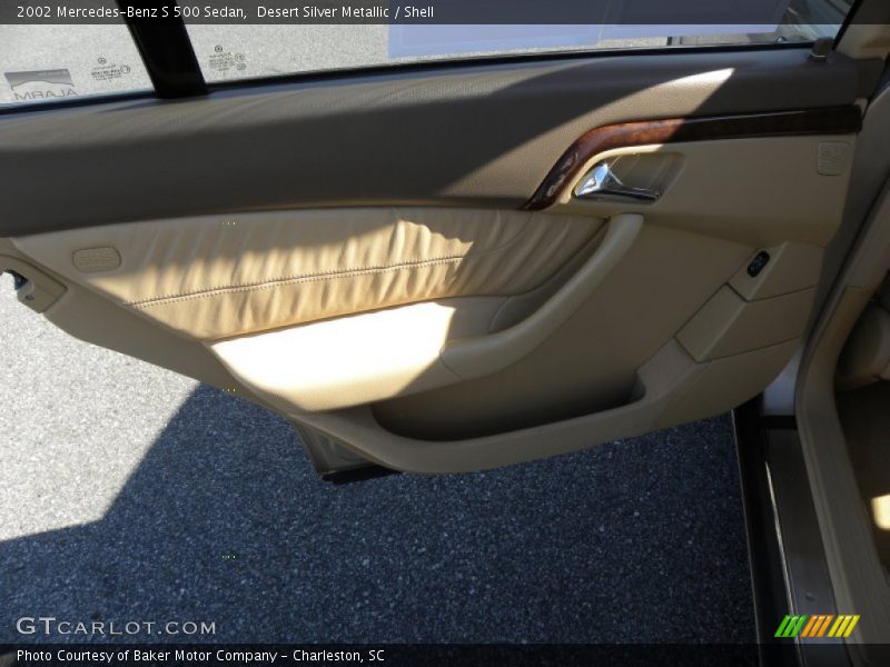 Desert Silver Metallic / Shell 2002 Mercedes-Benz S 500 Sedan