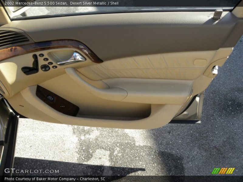 Desert Silver Metallic / Shell 2002 Mercedes-Benz S 500 Sedan
