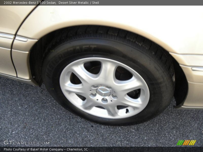 Desert Silver Metallic / Shell 2002 Mercedes-Benz S 500 Sedan
