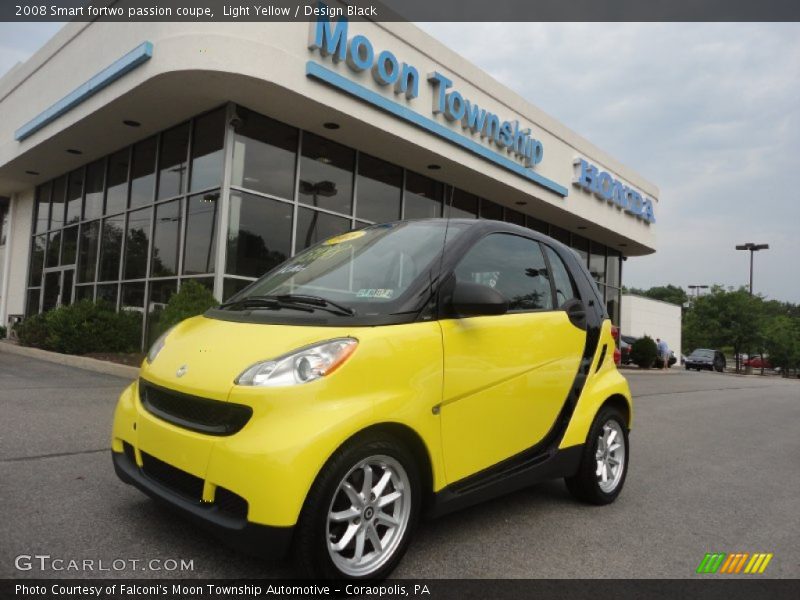 Light Yellow / Design Black 2008 Smart fortwo passion coupe