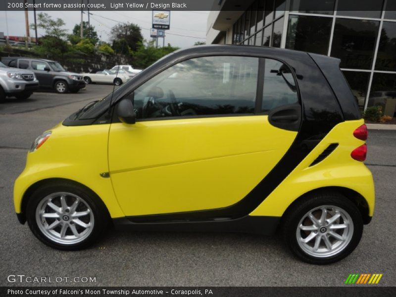  2008 fortwo passion coupe Light Yellow