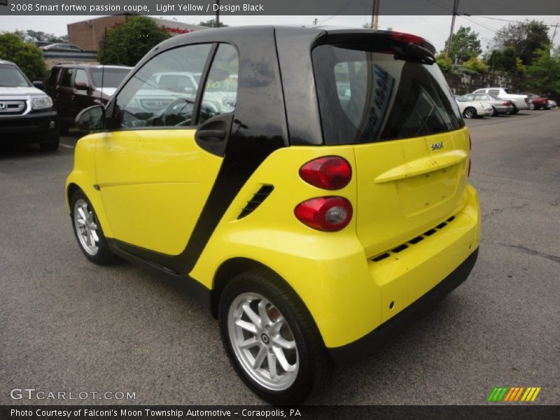 Light Yellow / Design Black 2008 Smart fortwo passion coupe