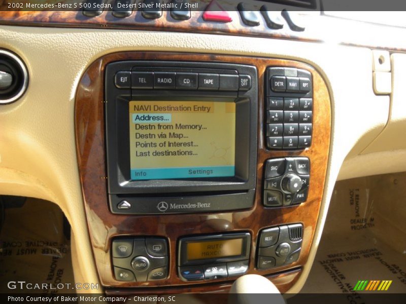 Desert Silver Metallic / Shell 2002 Mercedes-Benz S 500 Sedan