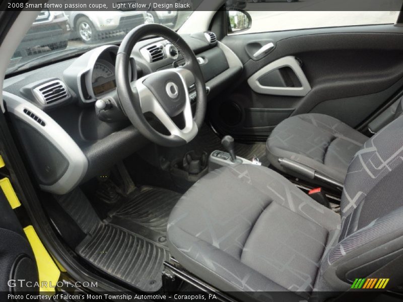  2008 fortwo passion coupe Design Black Interior