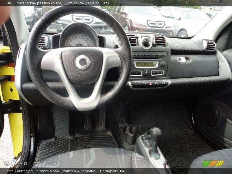  2008 fortwo passion coupe Design Black Interior