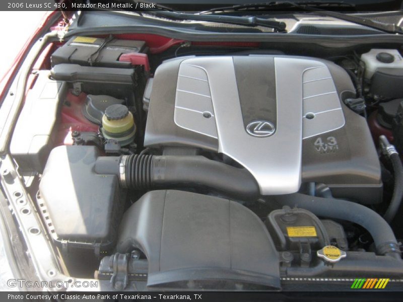  2006 SC 430 Engine - 4.3 Liter DOHC 32-Valve VVT-i V8