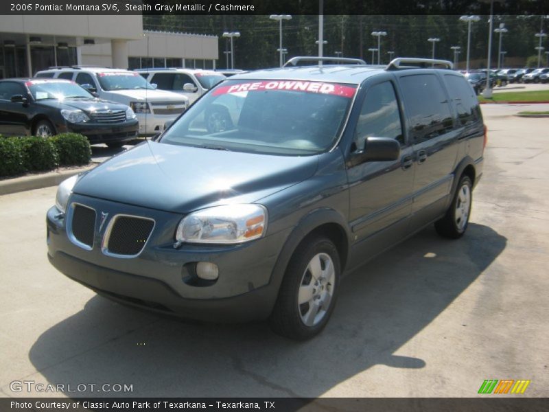Stealth Gray Metallic / Cashmere 2006 Pontiac Montana SV6