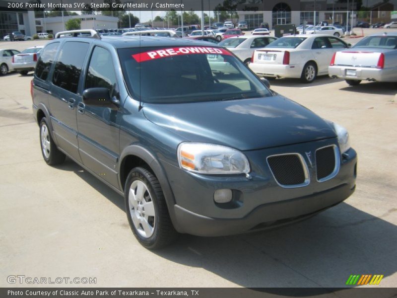 Stealth Gray Metallic / Cashmere 2006 Pontiac Montana SV6