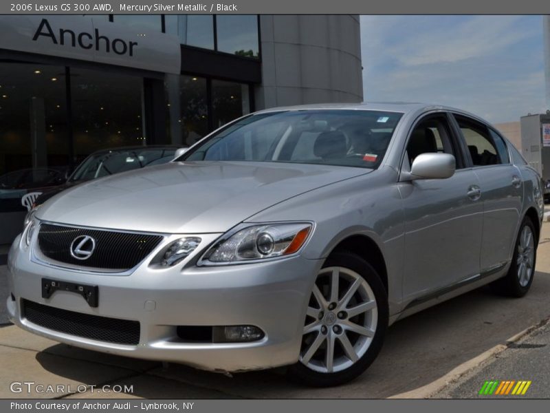 Mercury Silver Metallic / Black 2006 Lexus GS 300 AWD
