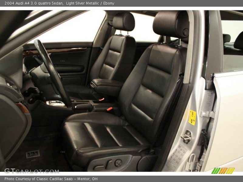  2004 A4 3.0 quattro Sedan Ebony Interior
