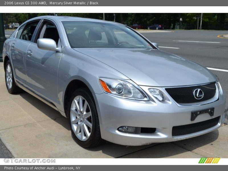 Mercury Silver Metallic / Black 2006 Lexus GS 300 AWD