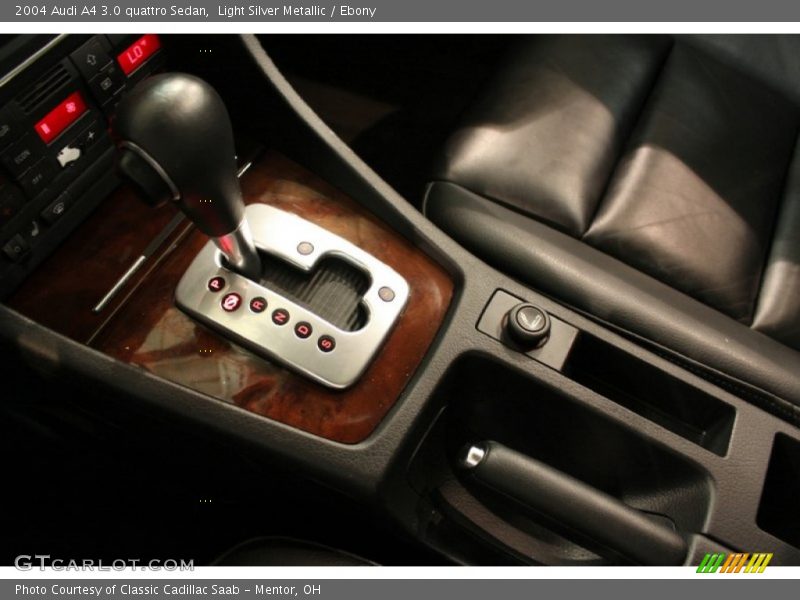 Light Silver Metallic / Ebony 2004 Audi A4 3.0 quattro Sedan