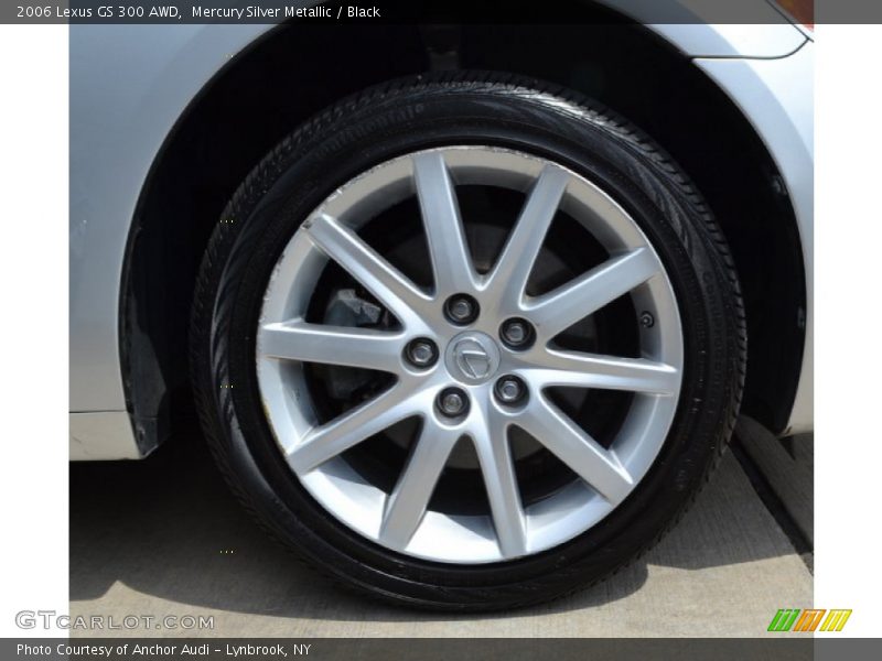 Mercury Silver Metallic / Black 2006 Lexus GS 300 AWD