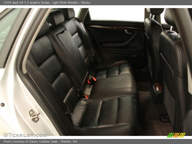 Light Silver Metallic / Ebony 2004 Audi A4 3.0 quattro Sedan