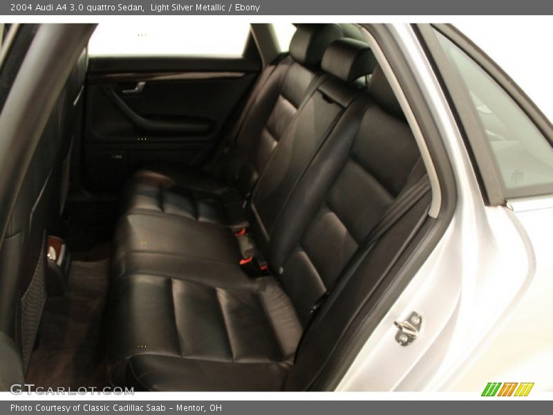 Light Silver Metallic / Ebony 2004 Audi A4 3.0 quattro Sedan