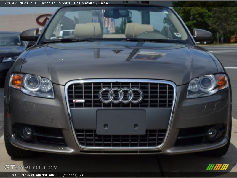 Alpaka Beige Metallic / Beige 2009 Audi A4 2.0T Cabriolet