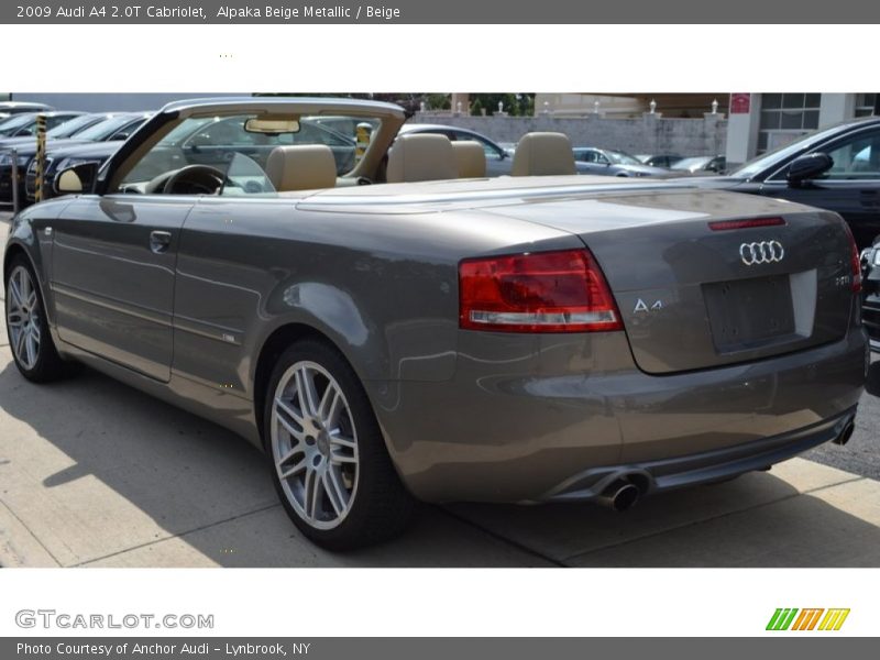  2009 A4 2.0T Cabriolet Alpaka Beige Metallic