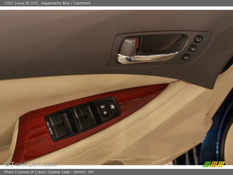 Aquamarine Blue / Cashmere 2007 Lexus ES 350