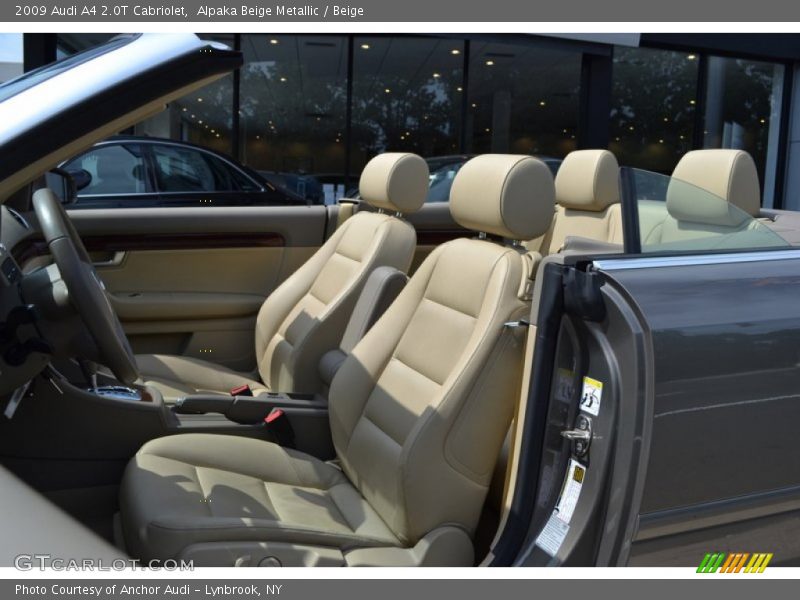 Alpaka Beige Metallic / Beige 2009 Audi A4 2.0T Cabriolet