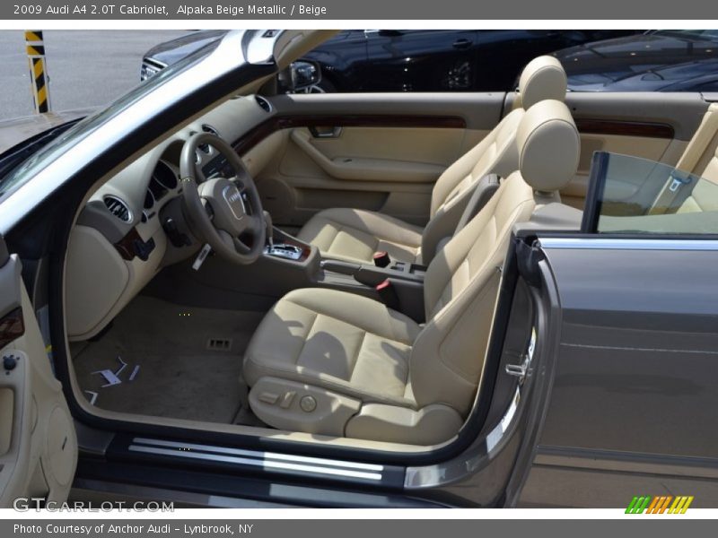  2009 A4 2.0T Cabriolet Beige Interior