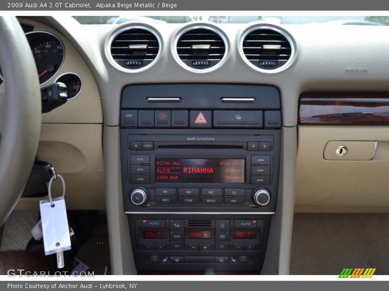 Controls of 2009 A4 2.0T Cabriolet