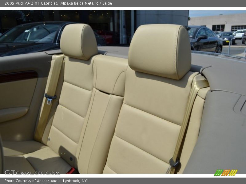 Alpaka Beige Metallic / Beige 2009 Audi A4 2.0T Cabriolet
