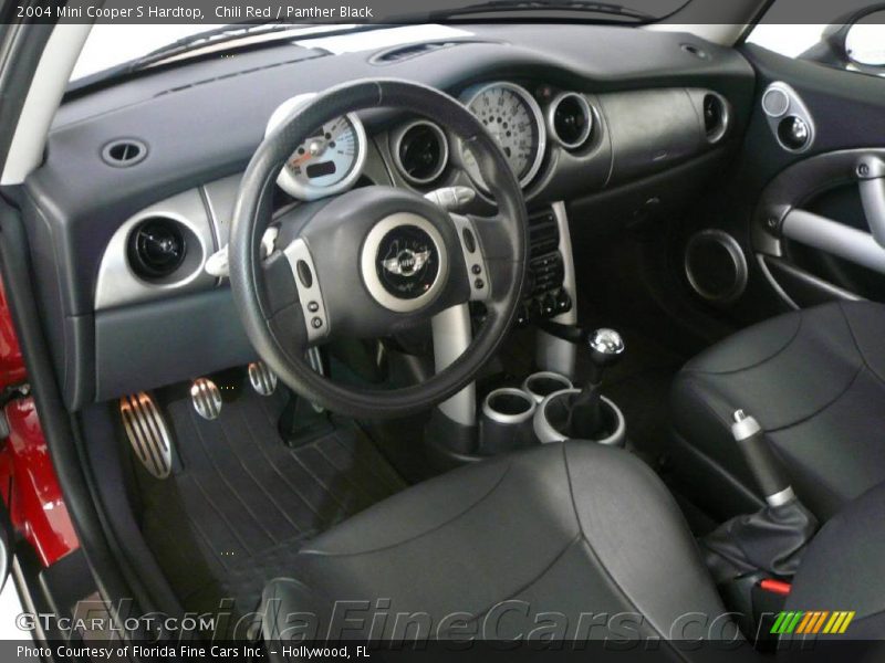Chili Red / Panther Black 2004 Mini Cooper S Hardtop