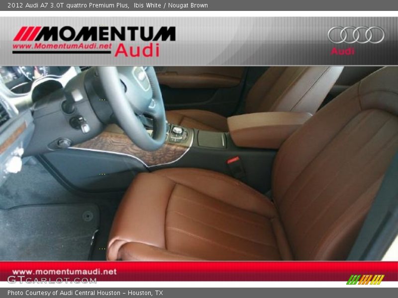 Ibis White / Nougat Brown 2012 Audi A7 3.0T quattro Premium Plus