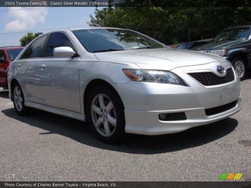 Classic Silver Metallic / Charcoal 2009 Toyota Camry SE