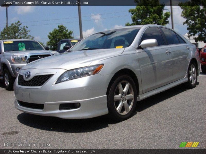 Classic Silver Metallic / Charcoal 2009 Toyota Camry SE