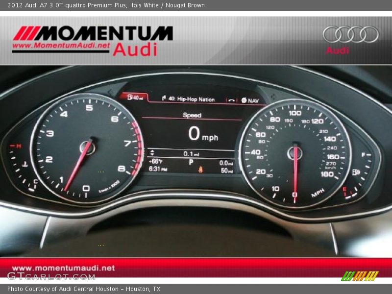 Ibis White / Nougat Brown 2012 Audi A7 3.0T quattro Premium Plus