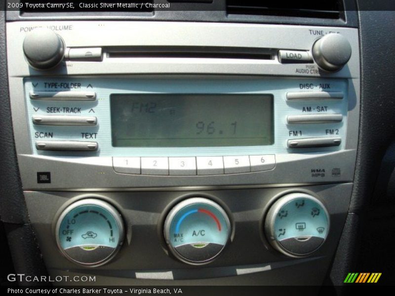 Classic Silver Metallic / Charcoal 2009 Toyota Camry SE