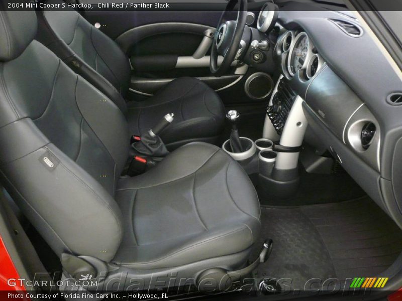 Chili Red / Panther Black 2004 Mini Cooper S Hardtop
