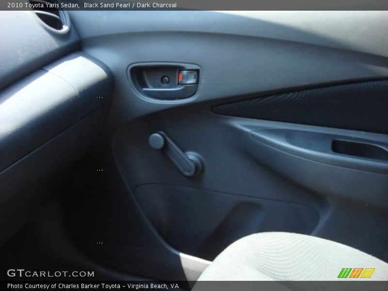 Black Sand Pearl / Dark Charcoal 2010 Toyota Yaris Sedan