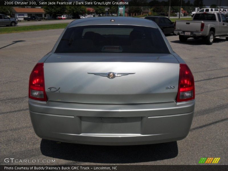 Satin Jade Pearlcoat / Dark Slate Gray/Light Graystone 2006 Chrysler 300