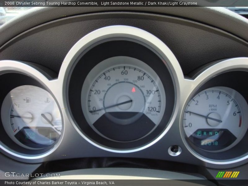  2008 Sebring Touring Hardtop Convertible Touring Hardtop Convertible Gauges