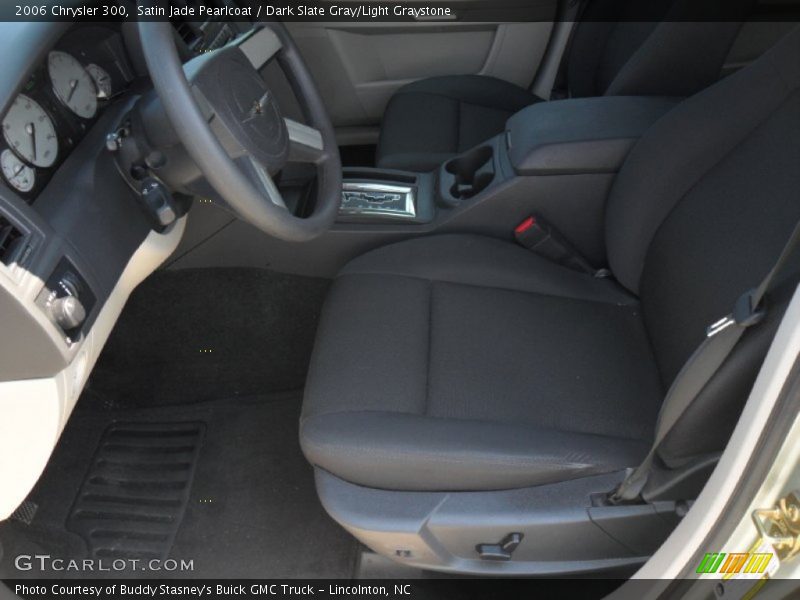 Satin Jade Pearlcoat / Dark Slate Gray/Light Graystone 2006 Chrysler 300
