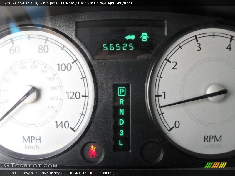 Satin Jade Pearlcoat / Dark Slate Gray/Light Graystone 2006 Chrysler 300