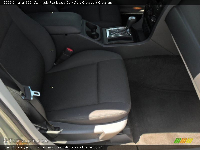 Satin Jade Pearlcoat / Dark Slate Gray/Light Graystone 2006 Chrysler 300