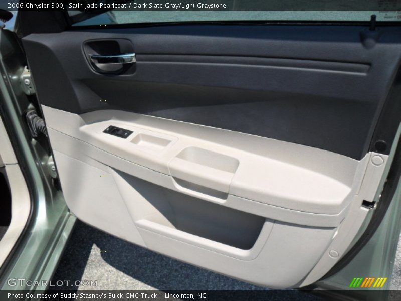 Satin Jade Pearlcoat / Dark Slate Gray/Light Graystone 2006 Chrysler 300