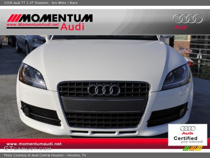 Ibis White / Black 2008 Audi TT 2.0T Roadster