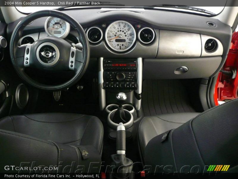 Chili Red / Panther Black 2004 Mini Cooper S Hardtop