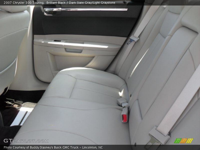 Brilliant Black / Dark Slate Gray/Light Graystone 2007 Chrysler 300 Touring