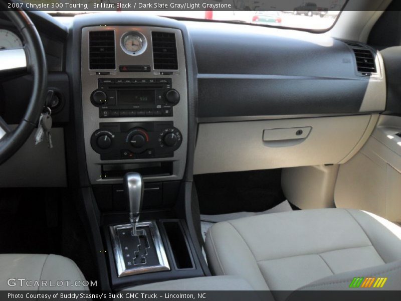 Brilliant Black / Dark Slate Gray/Light Graystone 2007 Chrysler 300 Touring